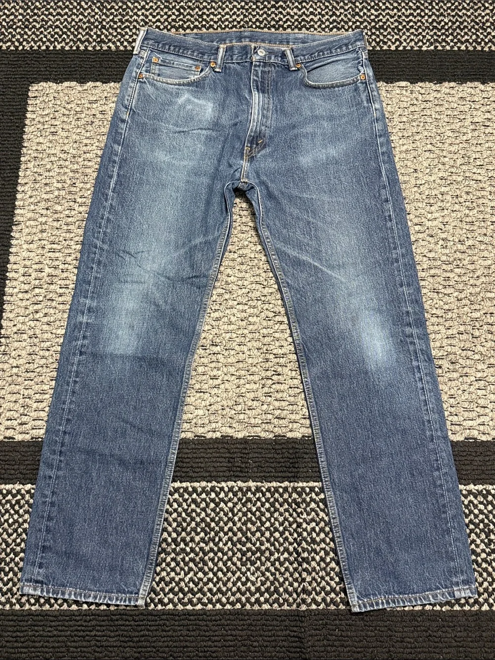 Levi's 505 Straight Leg Men's Jeans 38 Classic Denim Workwear Outdoor Casual